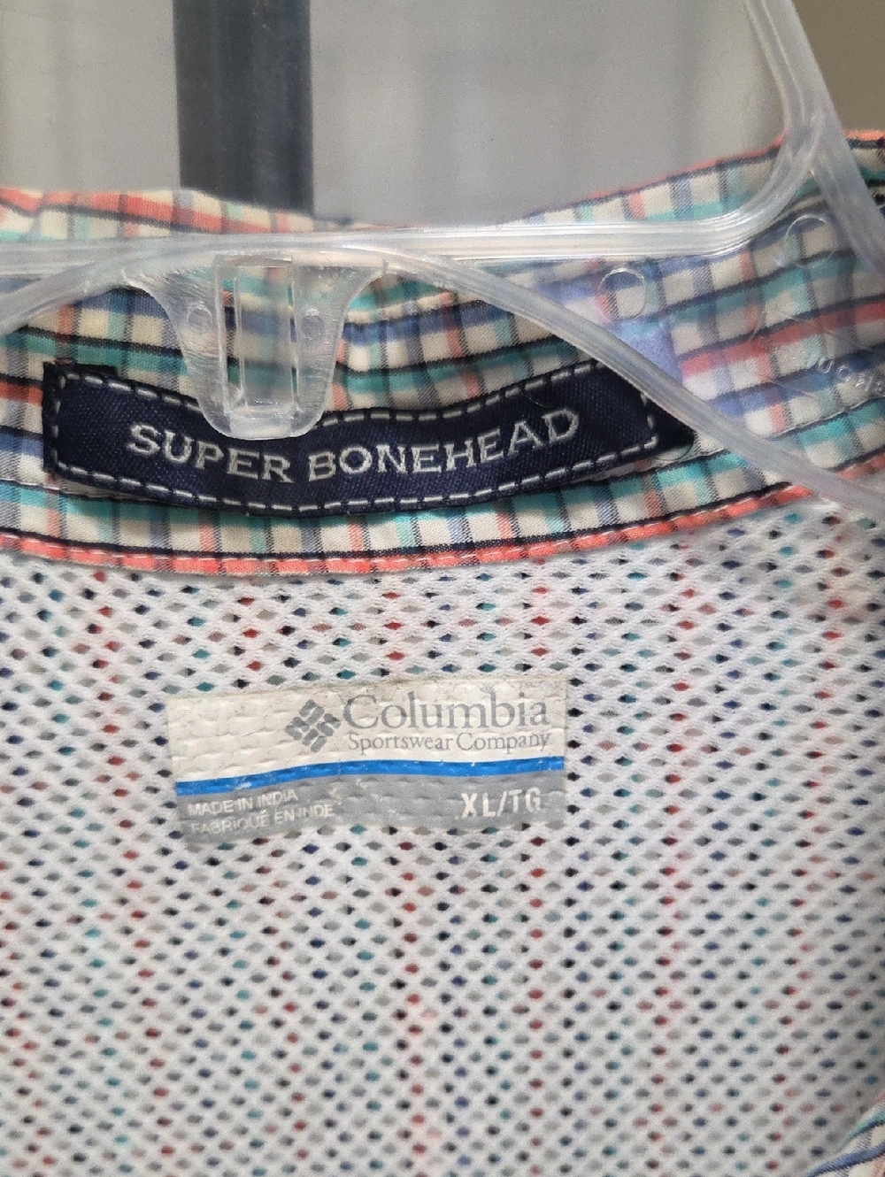 Columbia PFG Omni-Shield Plaid Fishing Shirt Long Sleeve Button-Up Outdoor - Picture 8 of 12